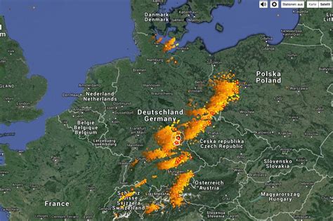 blitzkarte echtzeit.
